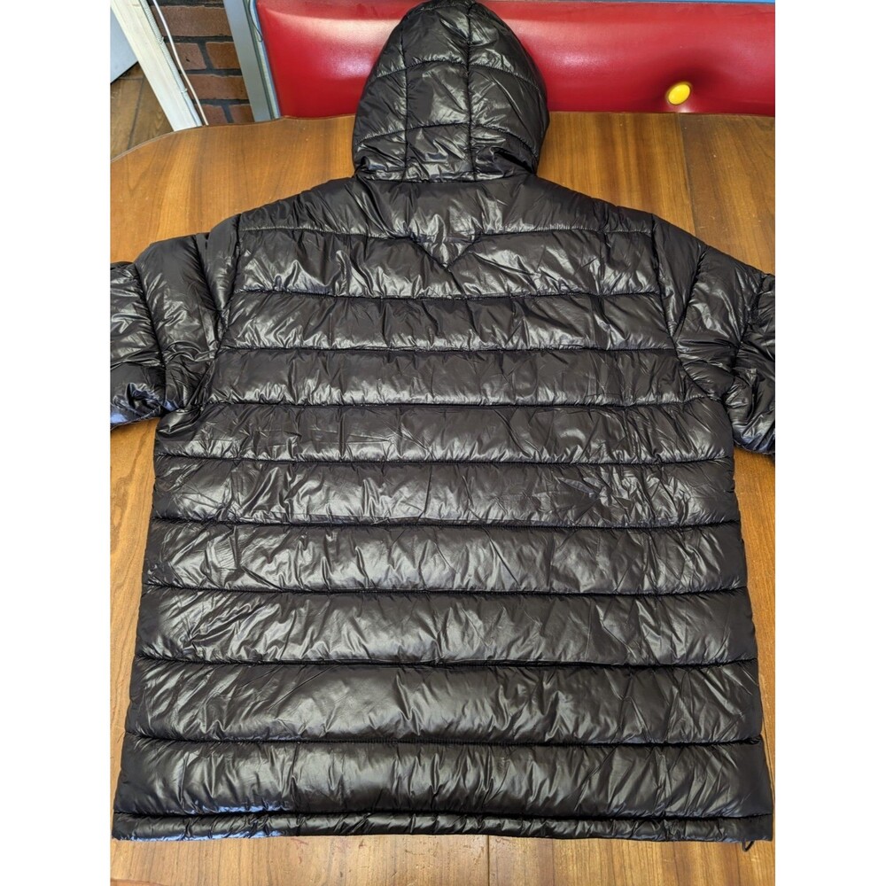 NEW Nike Quilted Puffer Jacket Men’s 3XL Black Hooded Full Zip 3X - Picture 12 of 16